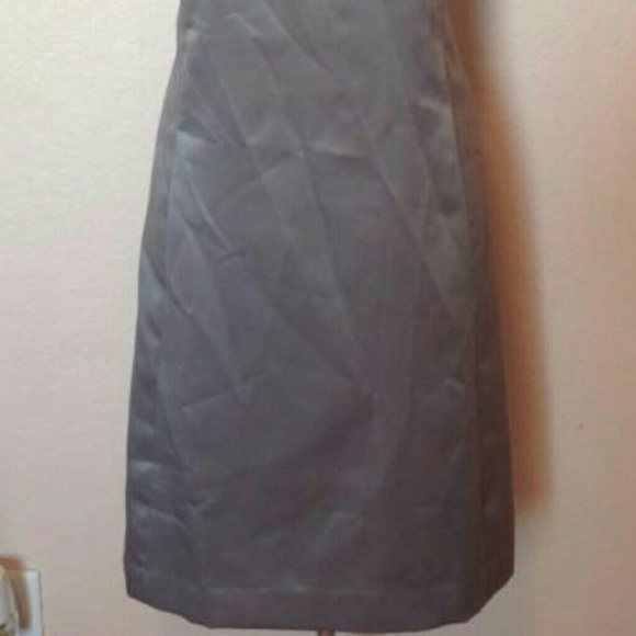 ANN TAYLOR LOFT GREY SEQUIN DRESS - Picture 2 of 4